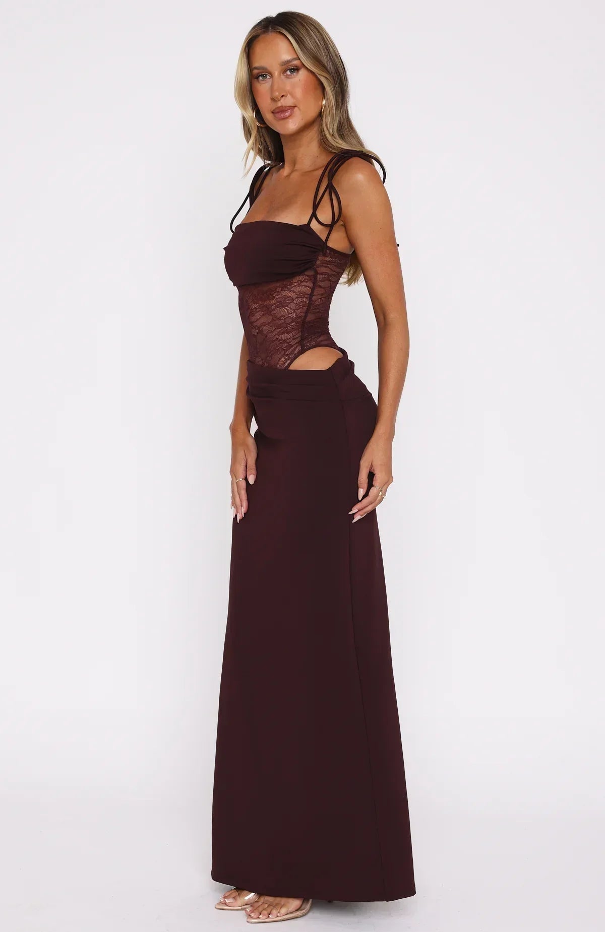 Sienna Lace Maxi Dress