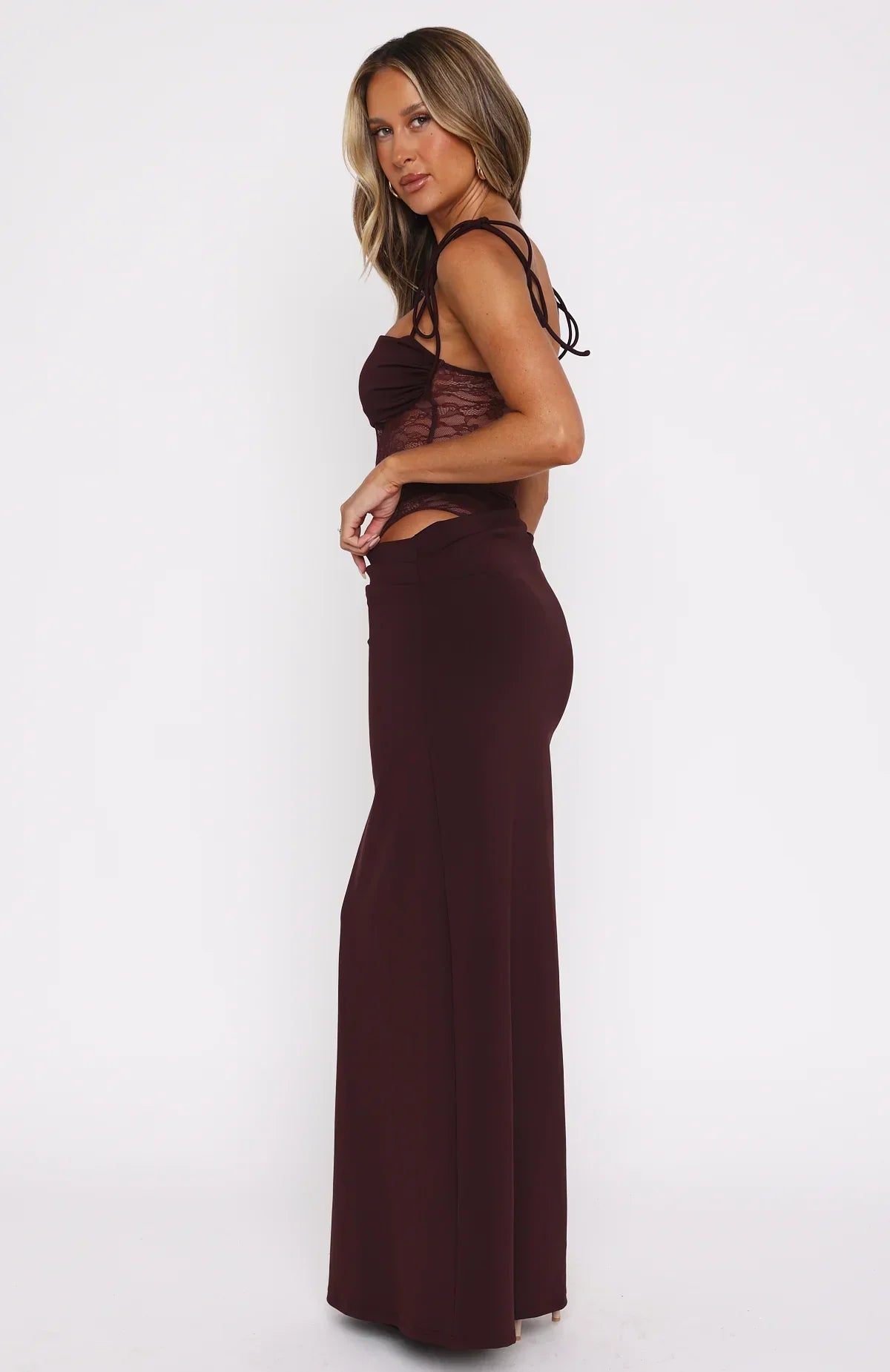 Sienna Lace Maxi Dress