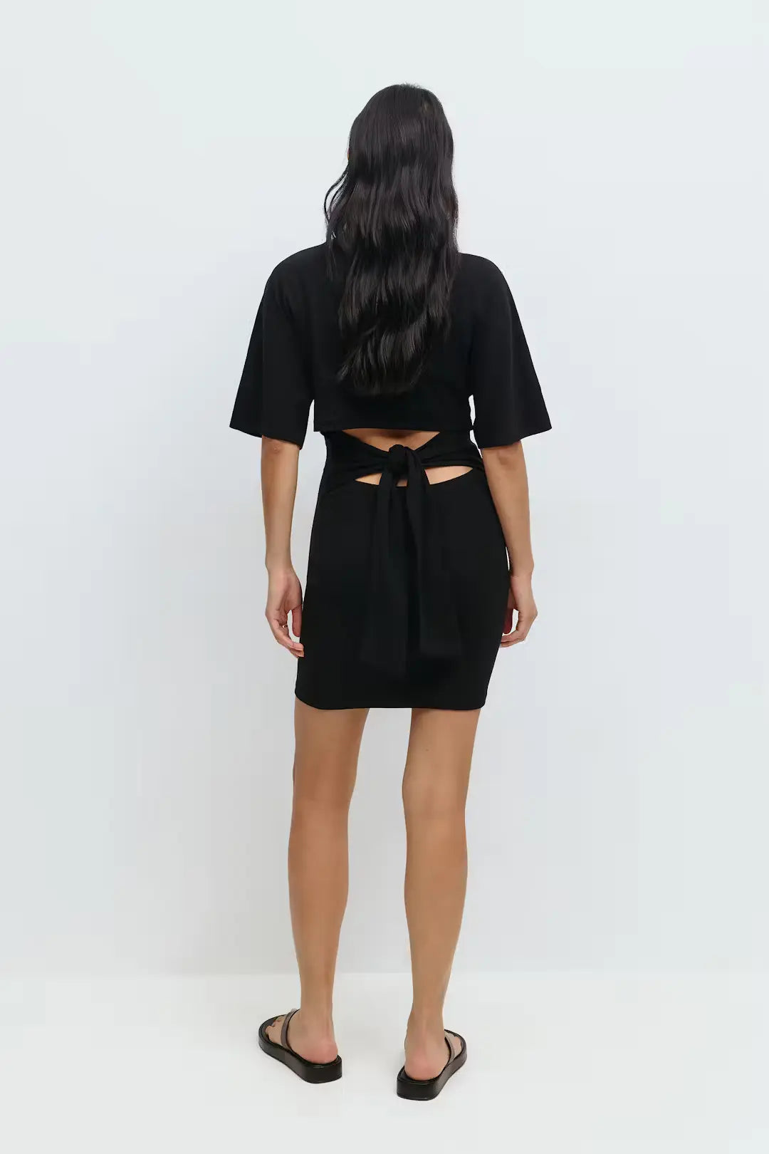 Leona Tie Midi Dress