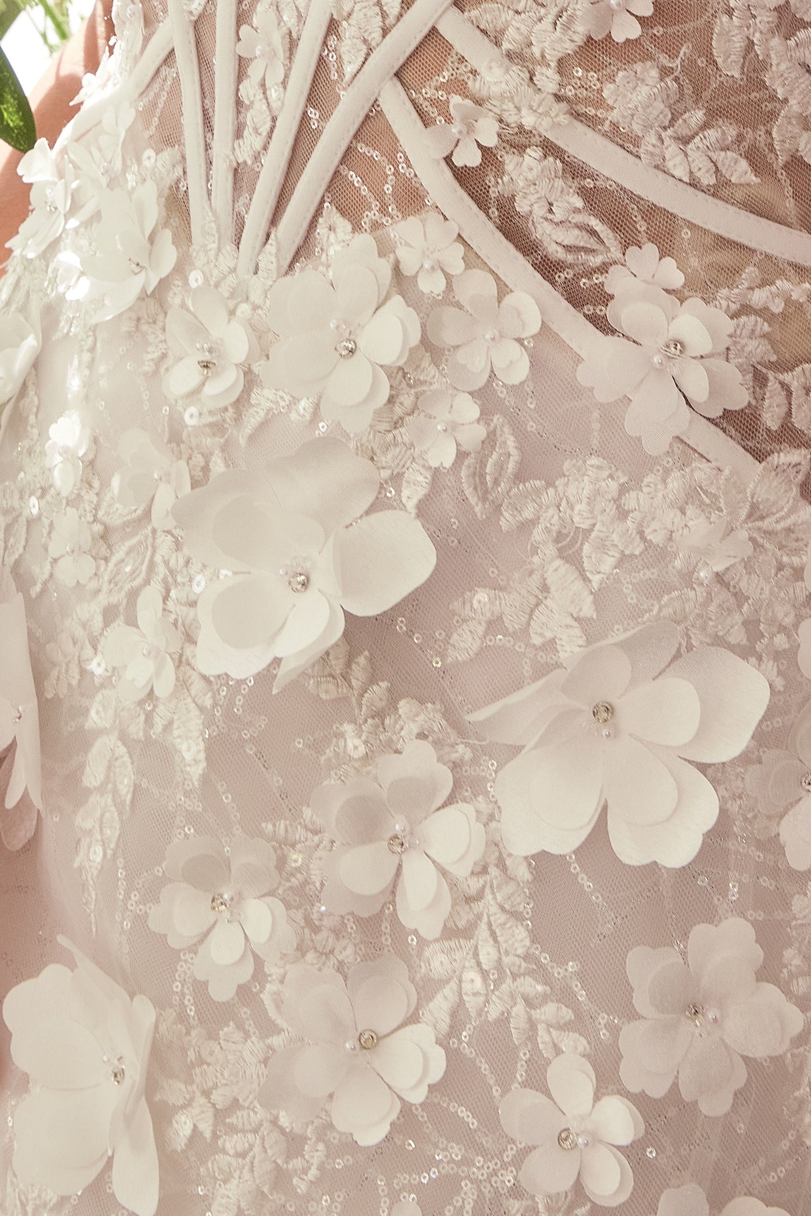 WL083 DEEP SWEETHEART STRAPLESS MINI SHORT BRIDAL DRESS Andrea & Leo