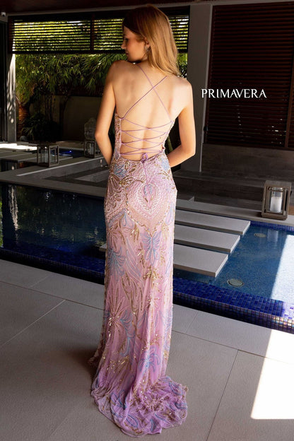 4156 Primavera Vintage Inspired Beaded Gown