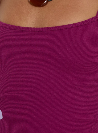 Admiration Mini Dress Plum