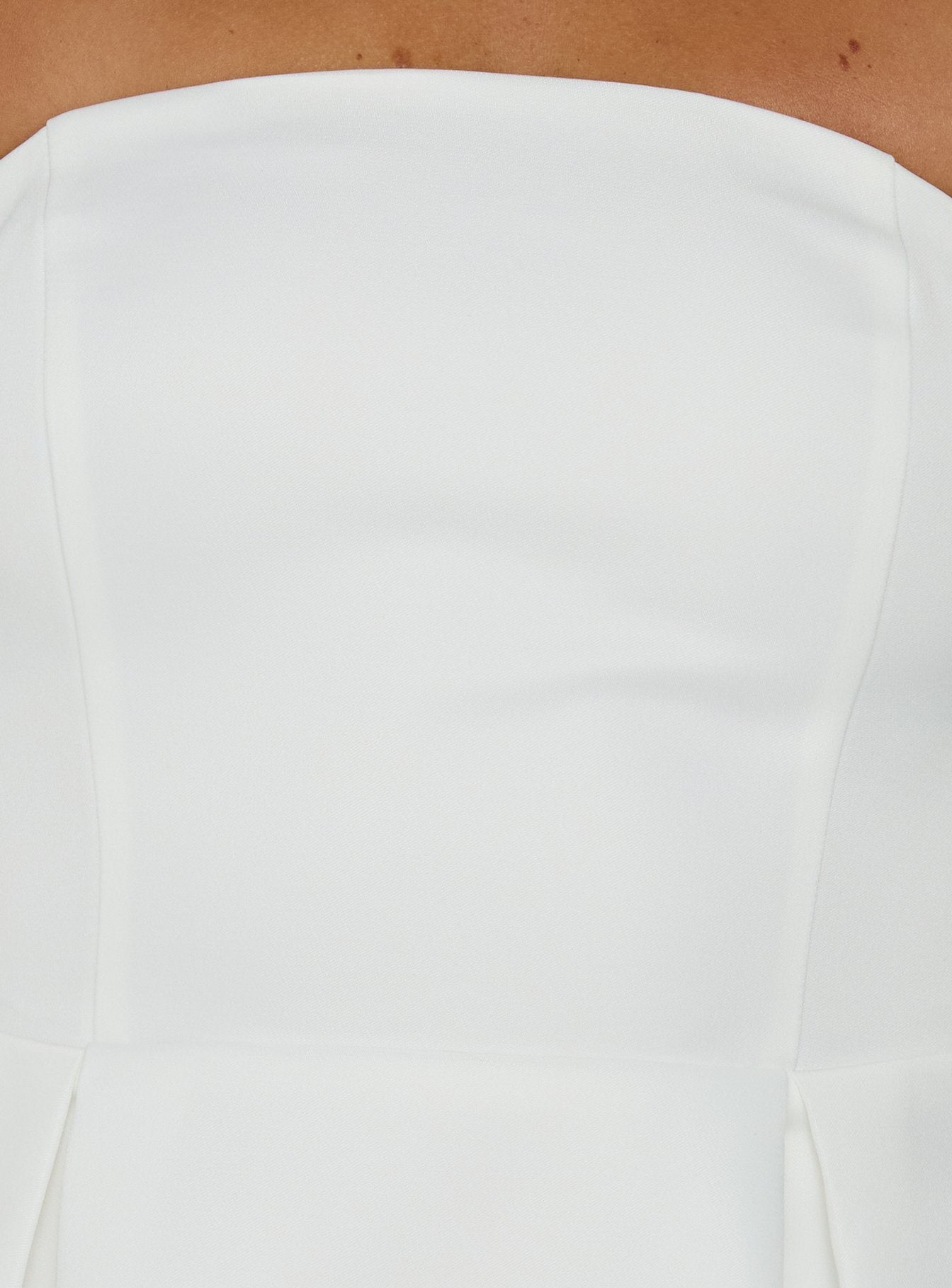 Spader Corset Mini Dress White