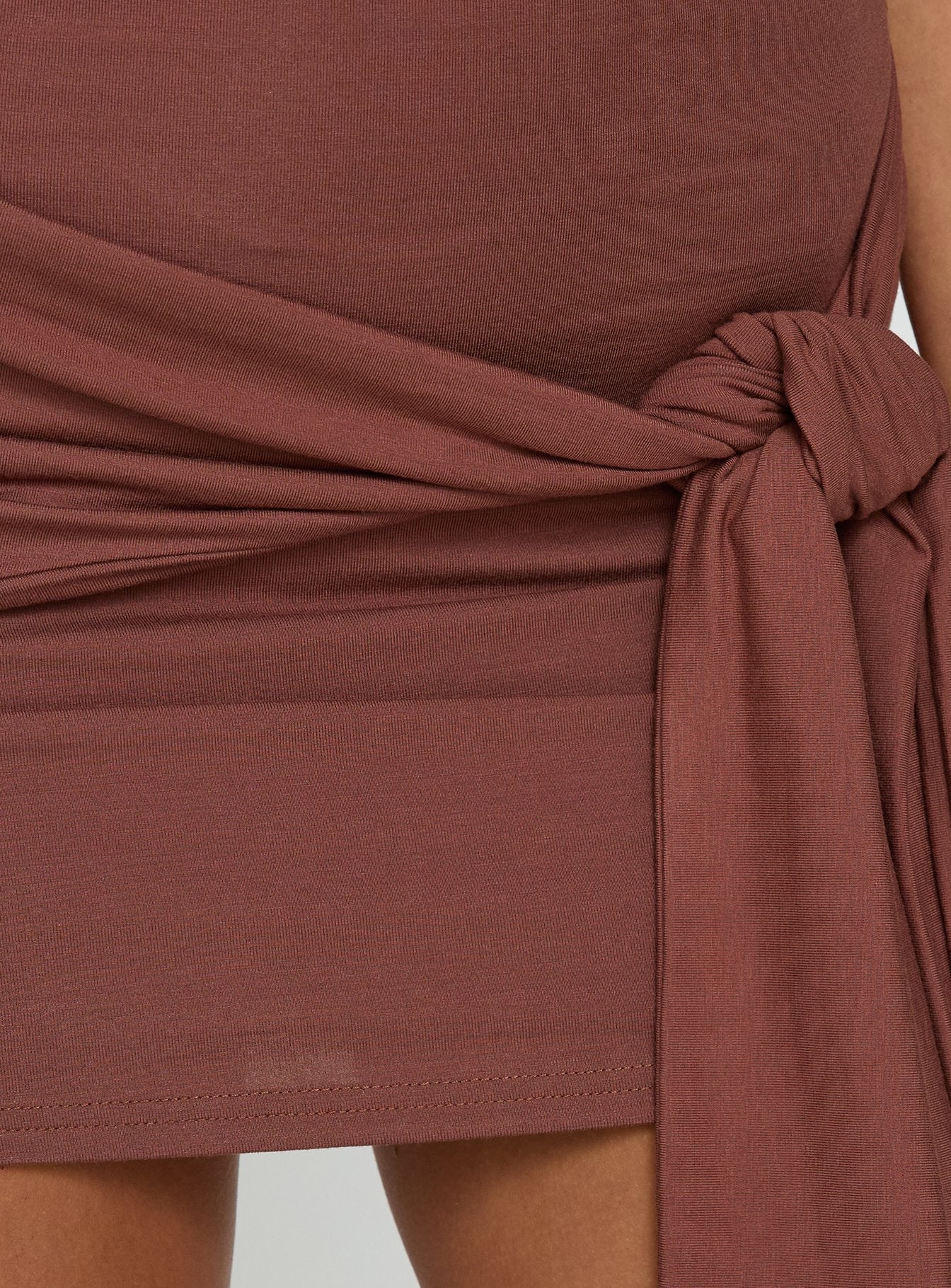 Eastside Girls Off Shoulder Cinched Mini Dress Clay