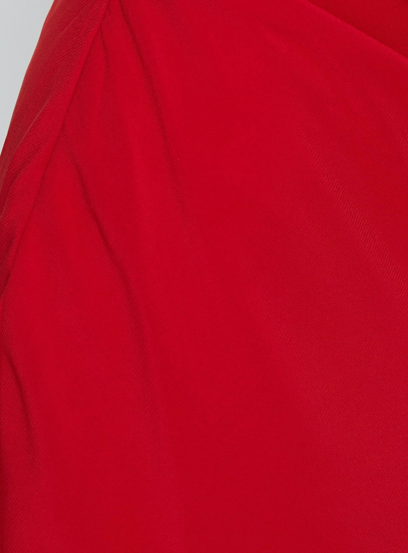 Jasira Strapless Drape Mini Dress Bold Red