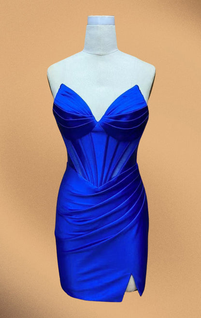 Knox Mini Dress Satin Corset Cocktail Dress