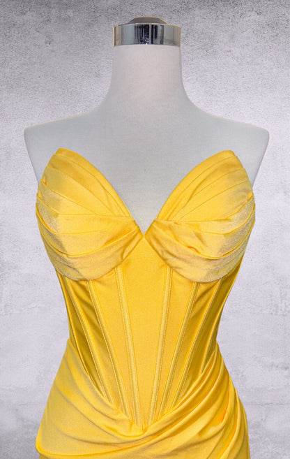 Knox Mini Dress Satin Corset Cocktail Dress