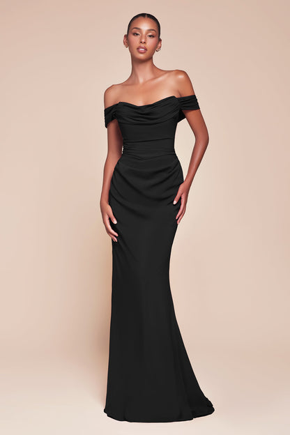 Caitlin Gown Convertible Tie Chiffon Dress