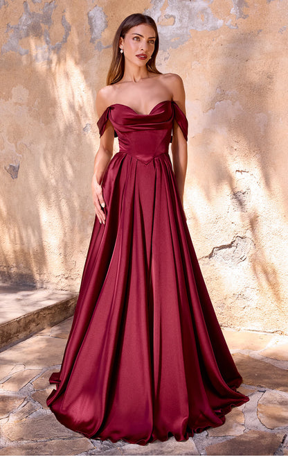 BELINDA GOWN A- DRESS WITH CORSET BACK