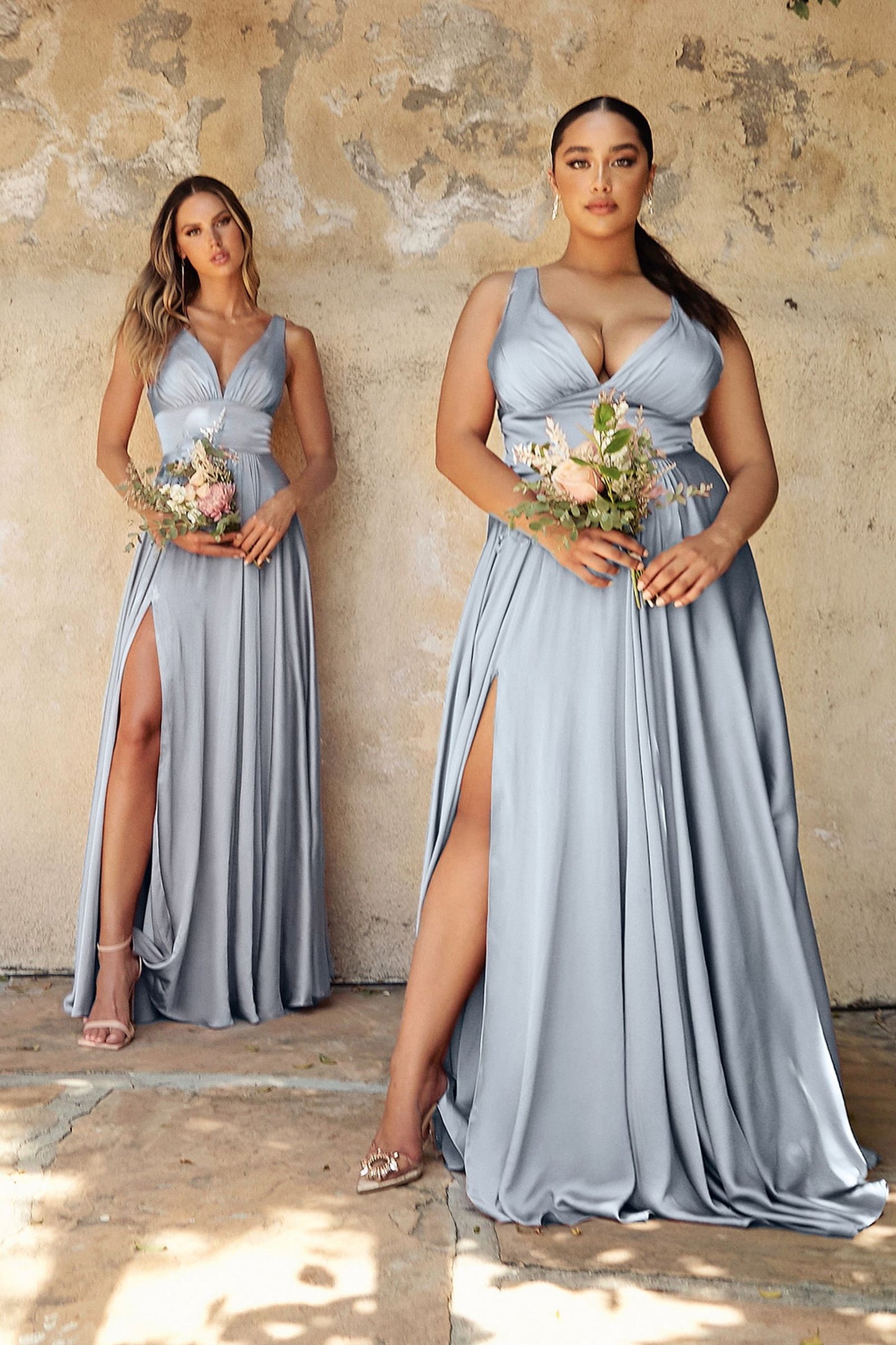 Kinsley Gown Soft Satin A- Dress