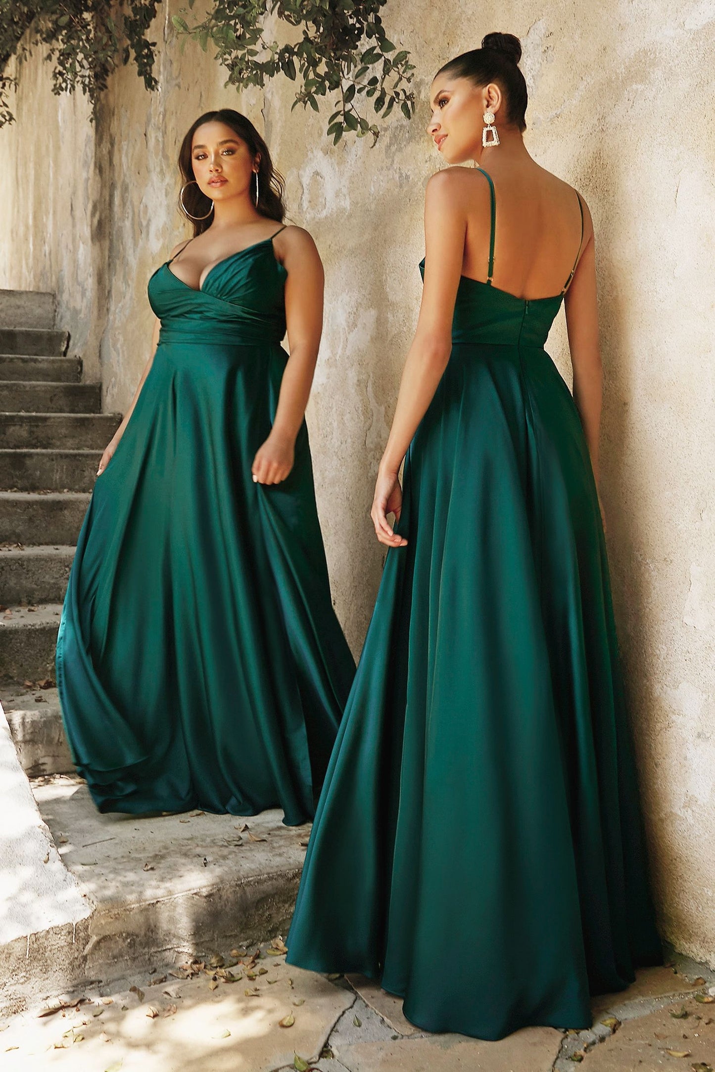 ERICA GOWN SOFT SATIN A- DRESS