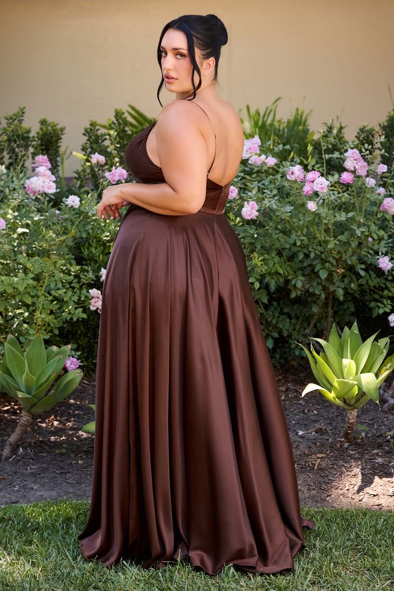 ERICA GOWN SOFT SATIN A- DRESS