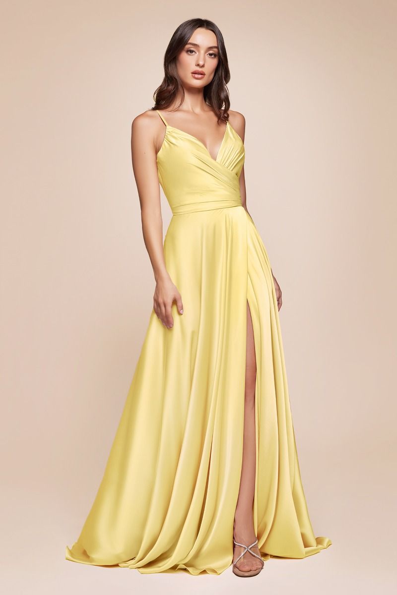ERICA GOWN SOFT SATIN A- DRESS