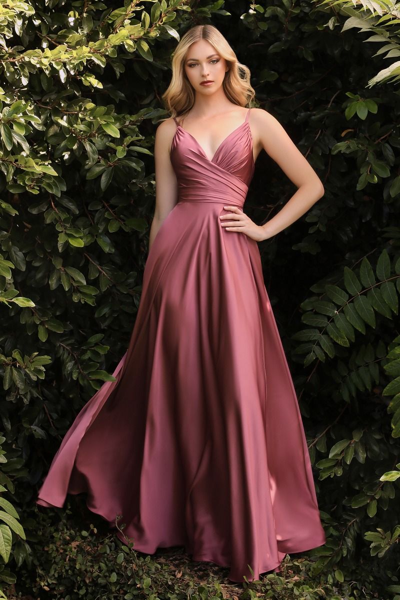 ERICA GOWN SOFT SATIN A- DRESS