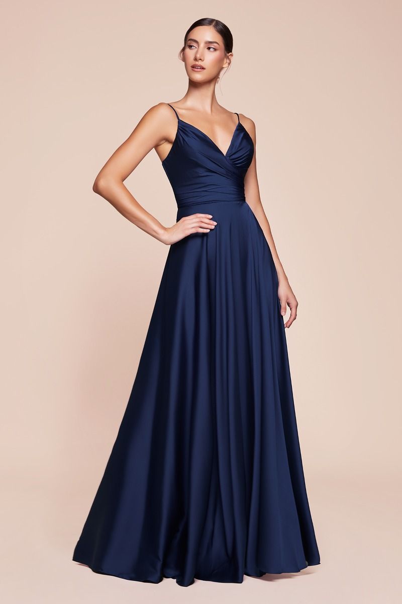 ERICA GOWN SOFT SATIN A- DRESS
