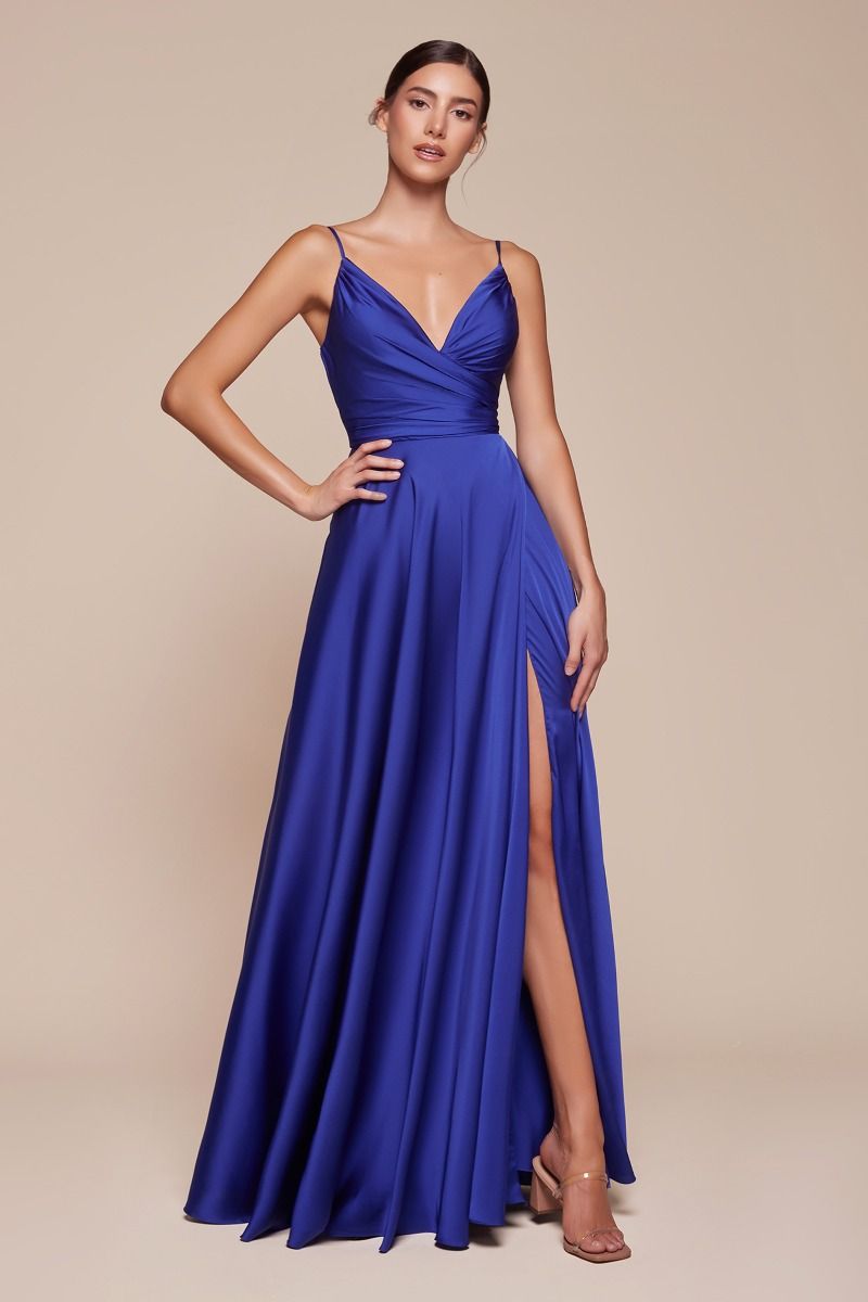 ERICA GOWN SOFT SATIN A- DRESS