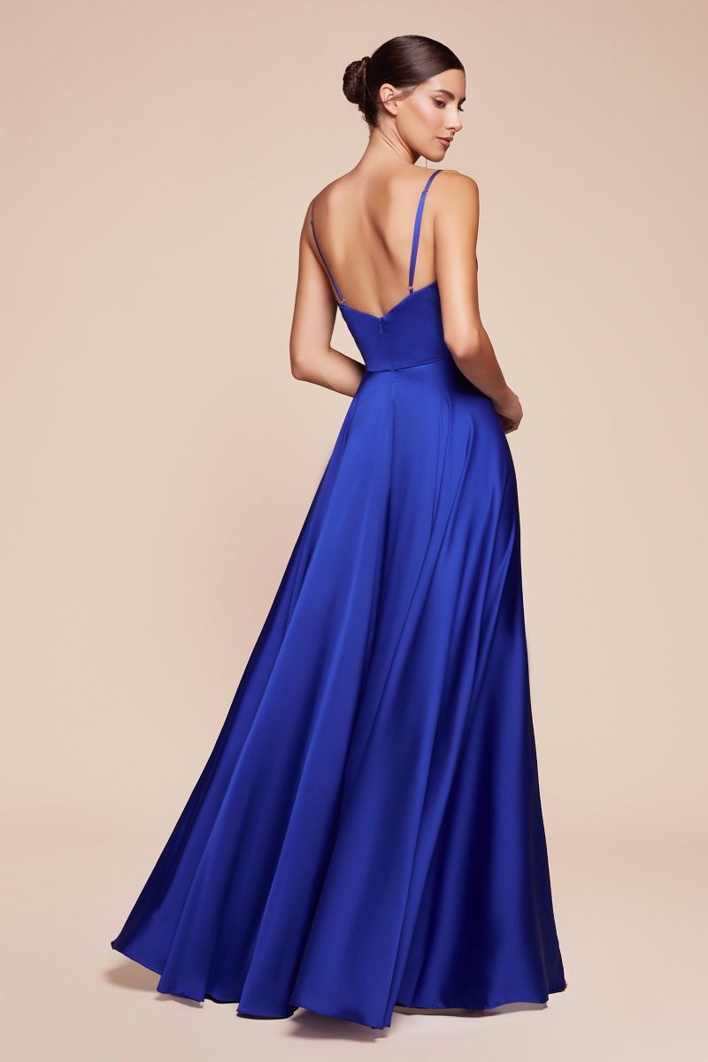 ERICA GOWN SOFT SATIN A- DRESS