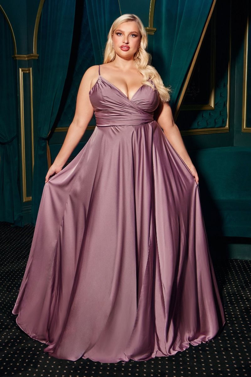 ERICA GOWN SOFT SATIN A- DRESS