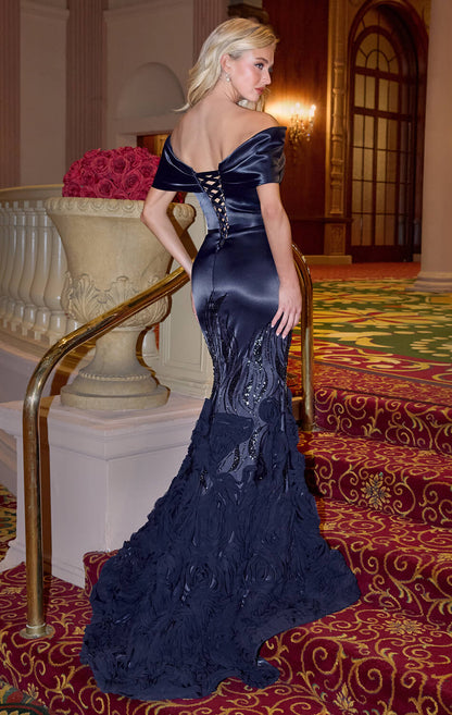 A1482 Wallace Fitted Gown Andrea & Leo