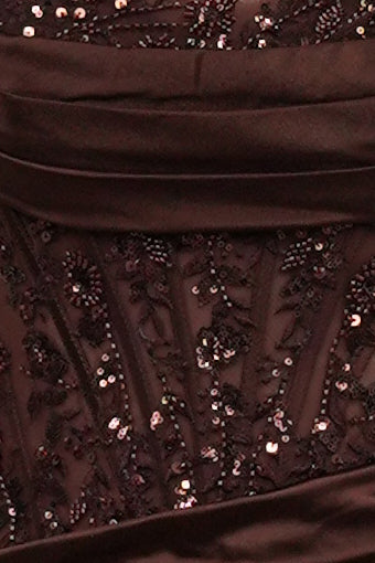 Leah Mini Dress Lace Corset Satin Homecoming Dress