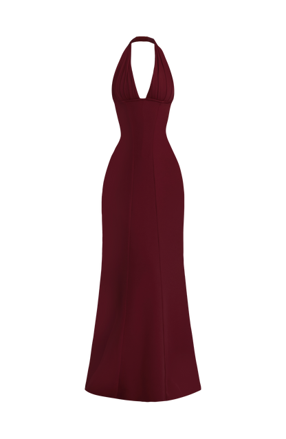 Adora Maxi Dress Cherry Lacquer