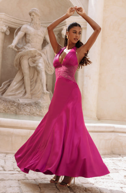 Virella Maxi Dress Fuchsia