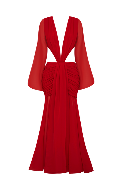 Andrina Maxi Dress Red