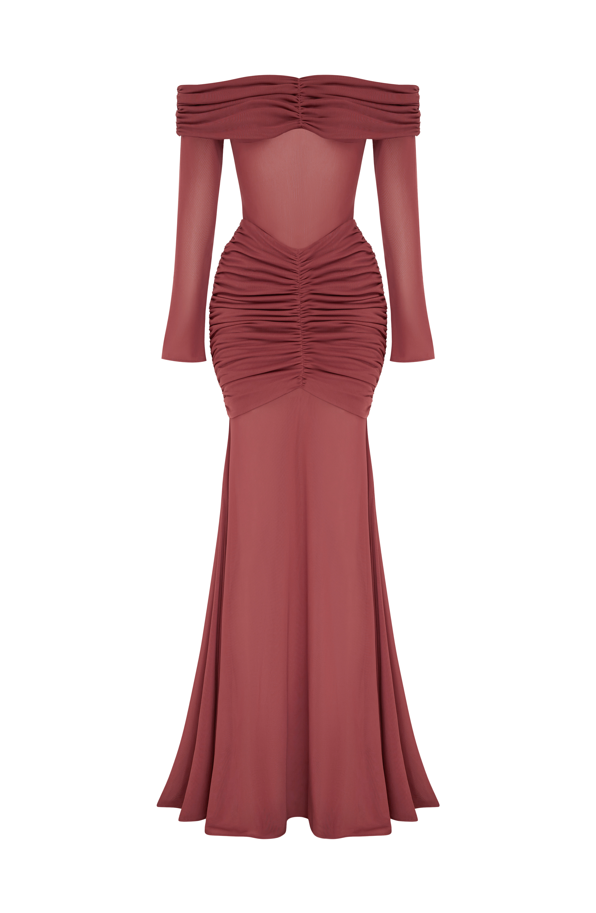 Arlena Maxi Dress Rose Brown