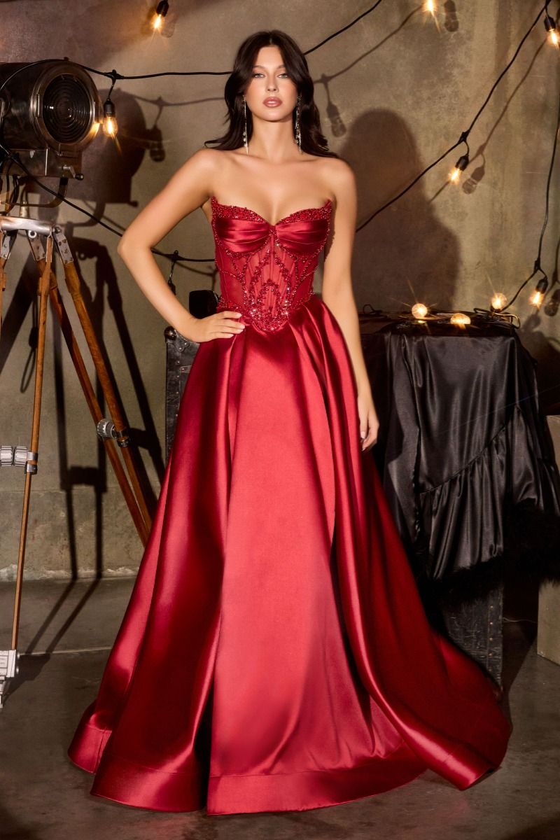Annika Gown A- Corset Dress With Pockets