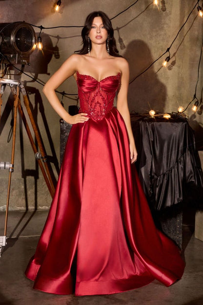 Annika Gown A- Corset Dress With Pockets