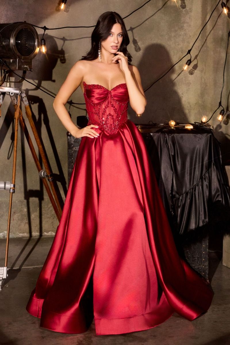 Annika Gown A- Corset Dress With Pockets