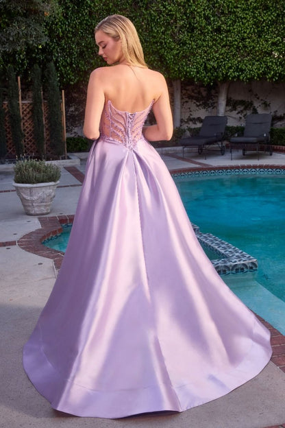 Annika Gown A- Corset Dress With Pockets