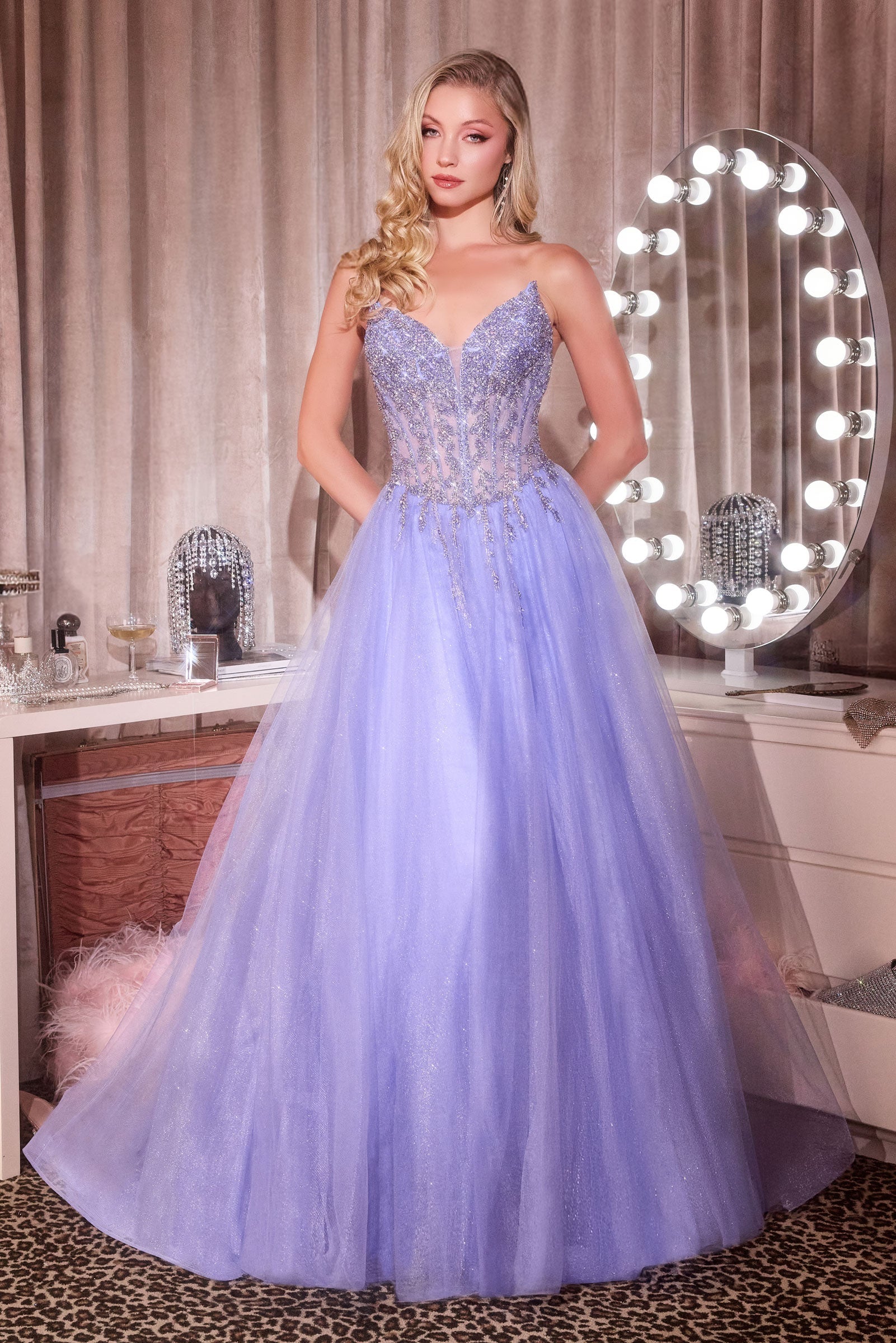 Jolia Gown A- Corset Tulle Dress