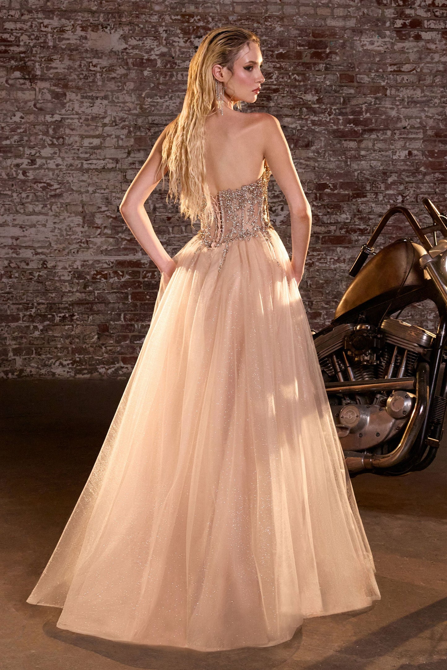 Jolia Gown A- Corset Tulle Dress
