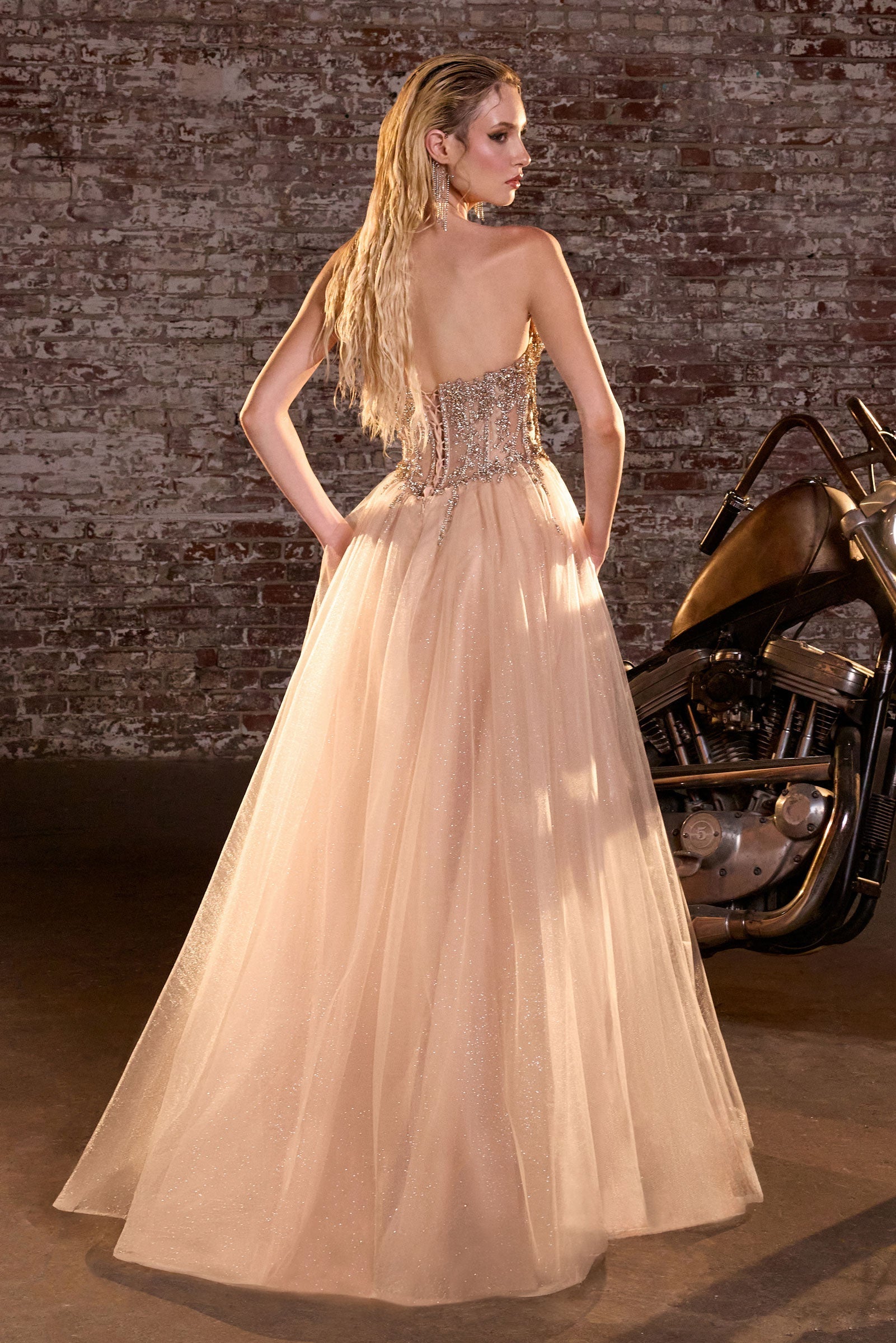 Jolia Gown A- Corset Tulle Dress