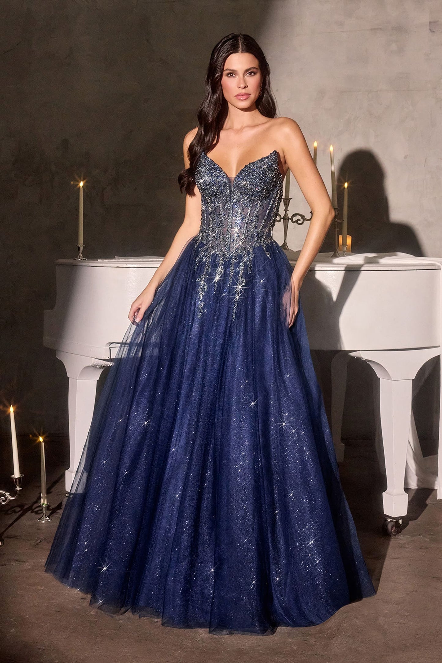 Jolia Gown A- Corset Tulle Dress