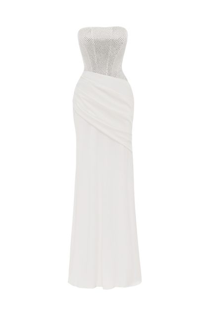 Celestia Maxi Dress Ivory