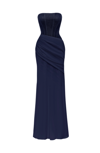 Celestia Maxi Dress Navy