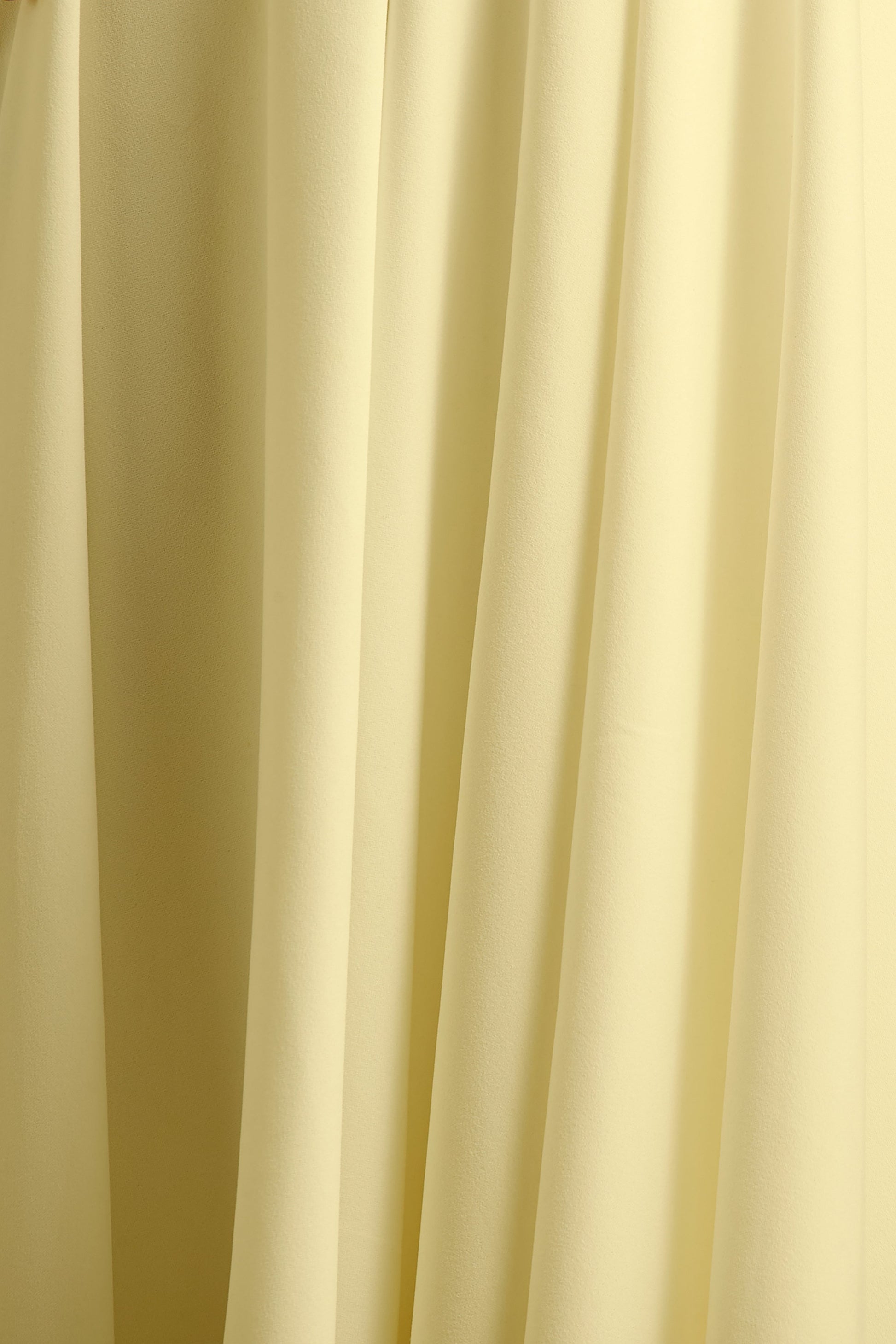 Parina | Lemon Strappy Volume-Hem Midi Dress