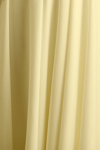 Parina | Lemon Strappy Volume-Hem Midi Dress