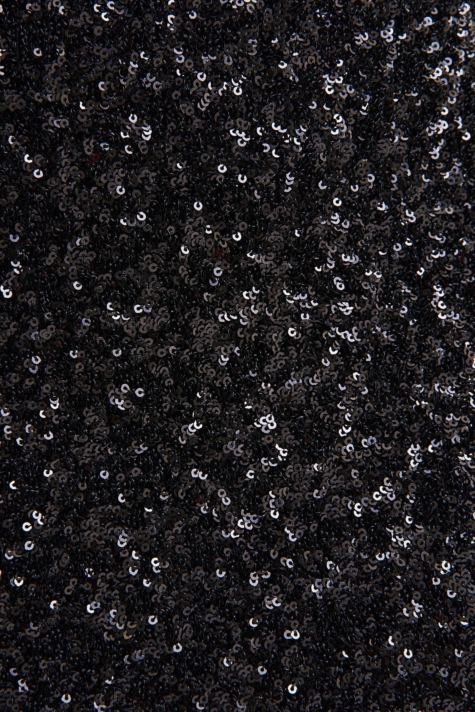 Daze | Black Sequin Bandeau Maxi Dress With Feather-Trim
