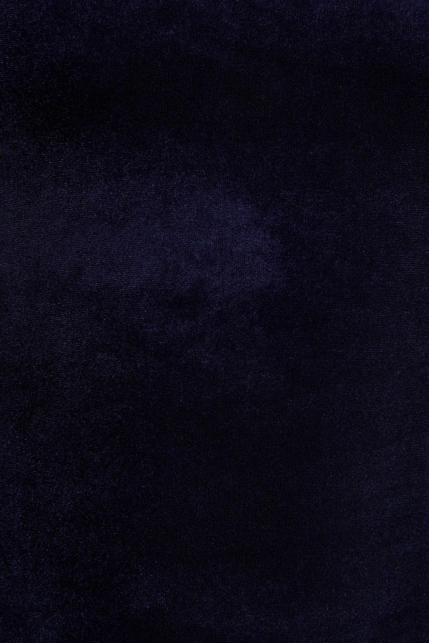 Emberlyn | Navy Velvet Scoop-Neck Fishtail Midi Dress