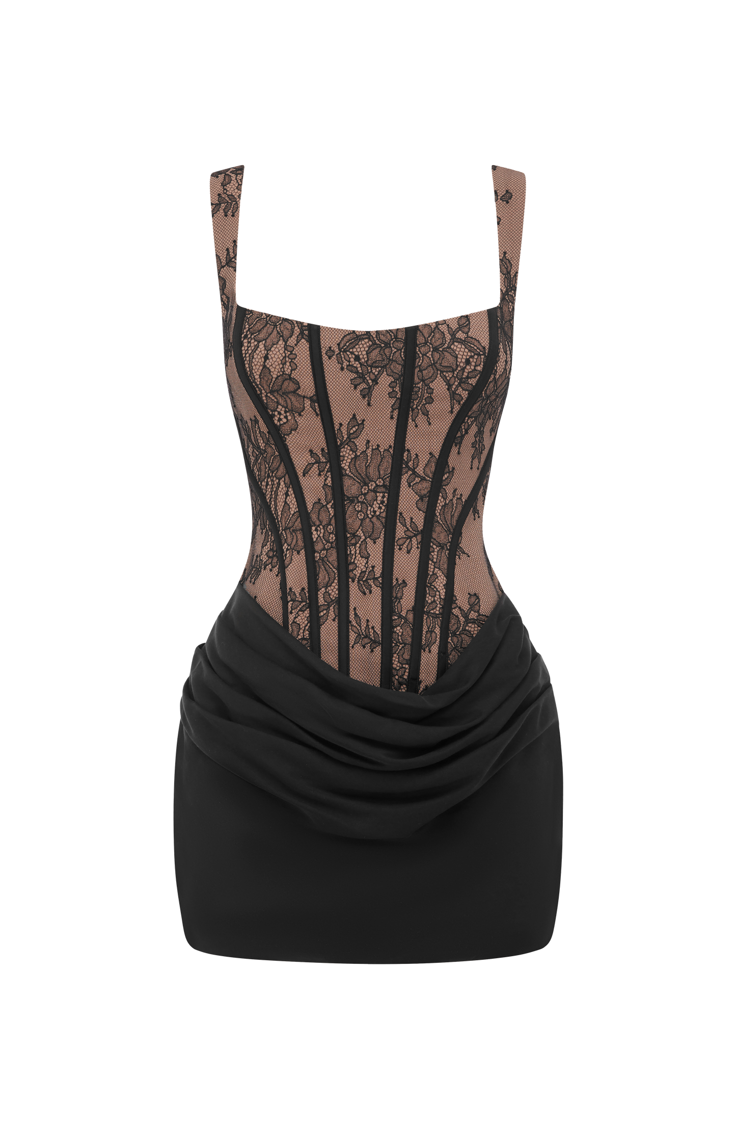Cornelia Mini Dress Black Lace