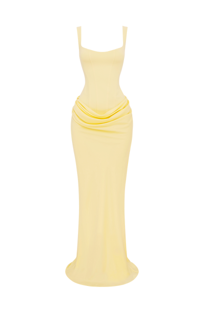 Cornelia Maxi Dress Lemon