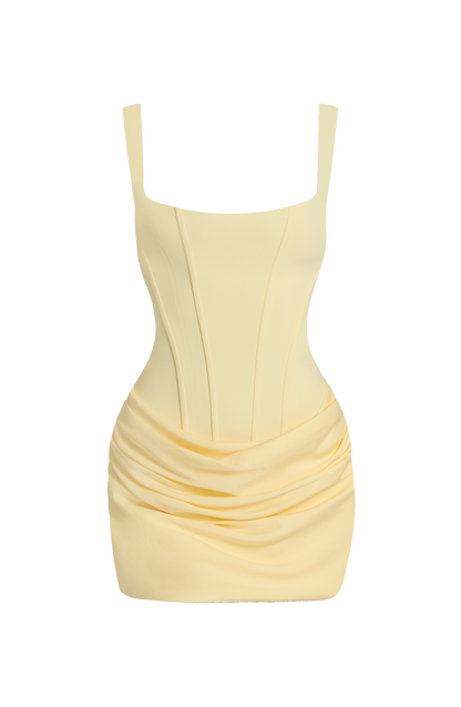 Cornelia Mini Dress Lemon