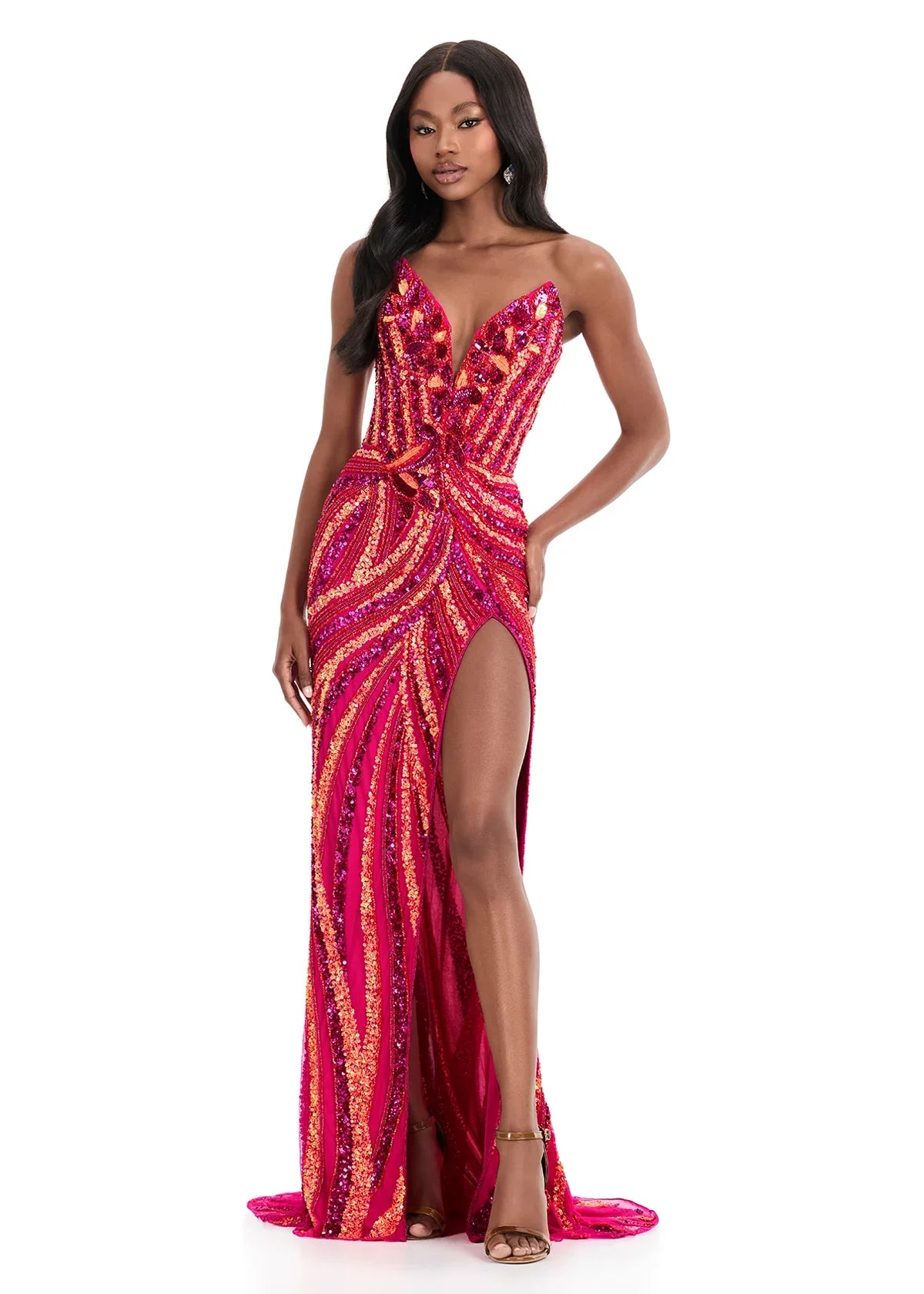 11236 Orange/Raspberry ASHLEYlauren