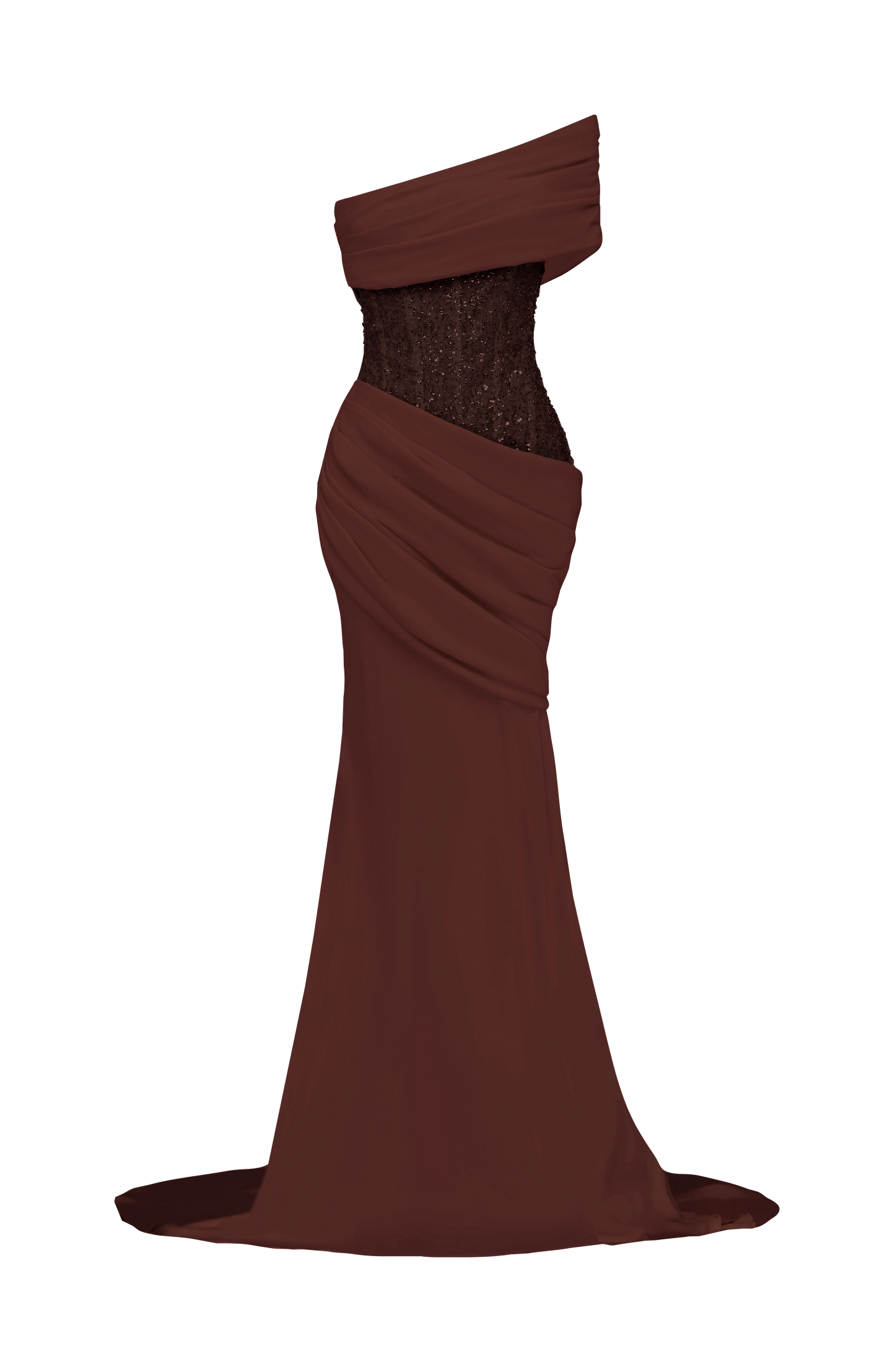 Ellora Gown Plum Brown