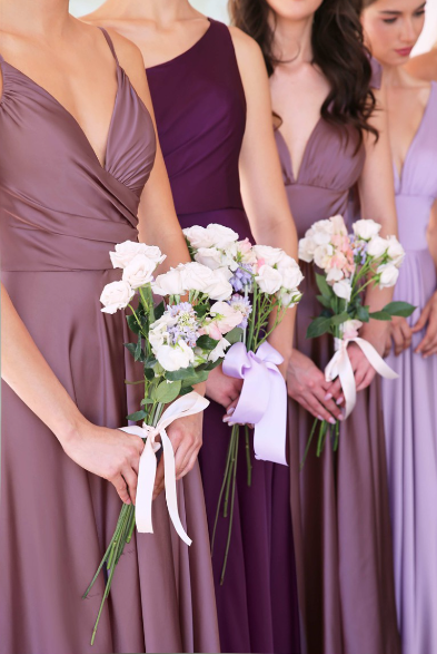 Kinsley Gown Soft Satin A- Dress