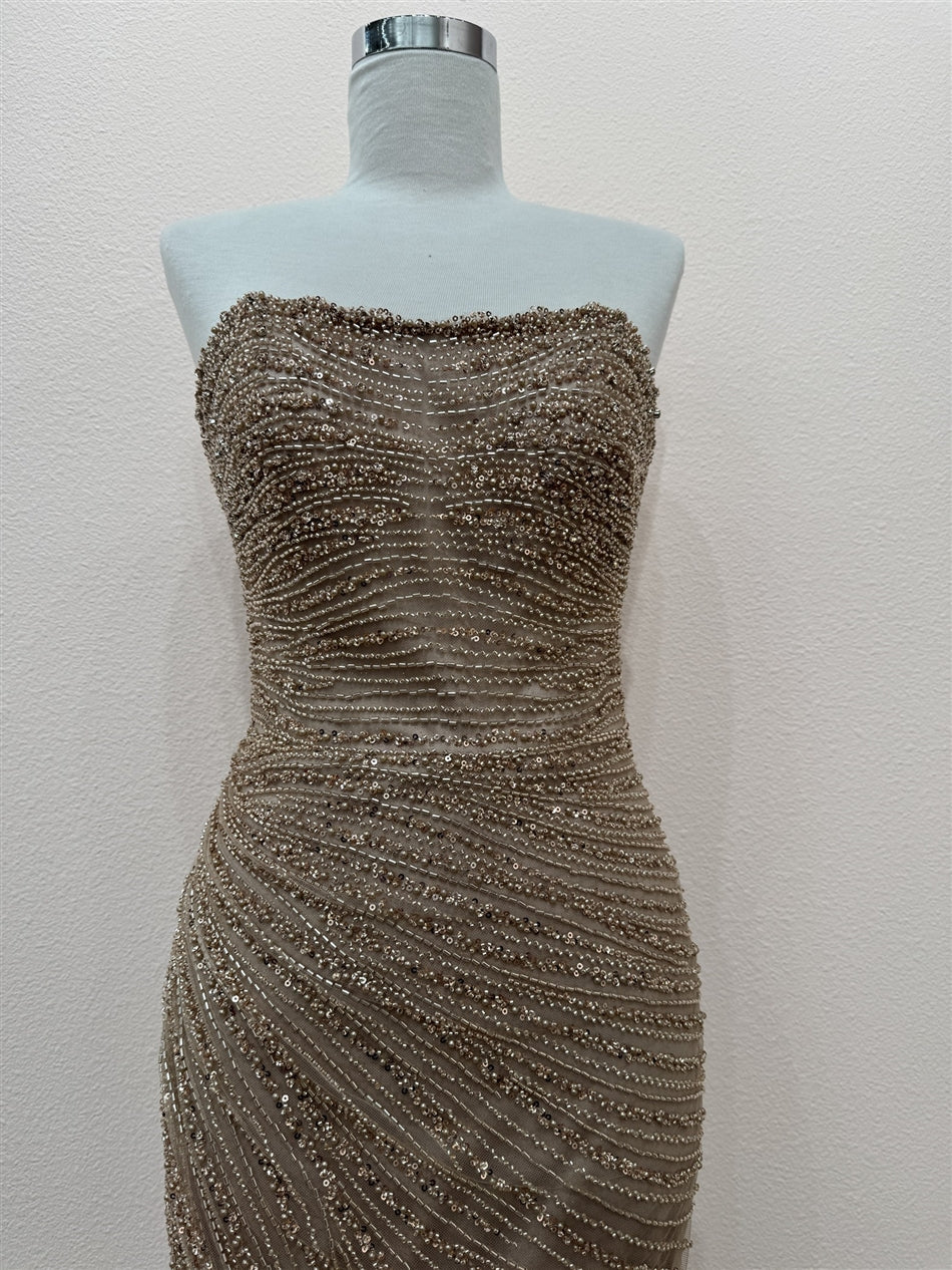 Betsy Mini Dress Beaded Cocktail Dress