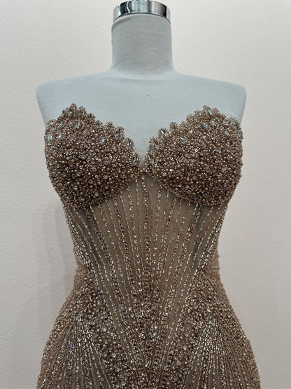 Ainsley Mini Dress Beaded Cocktail Dress
